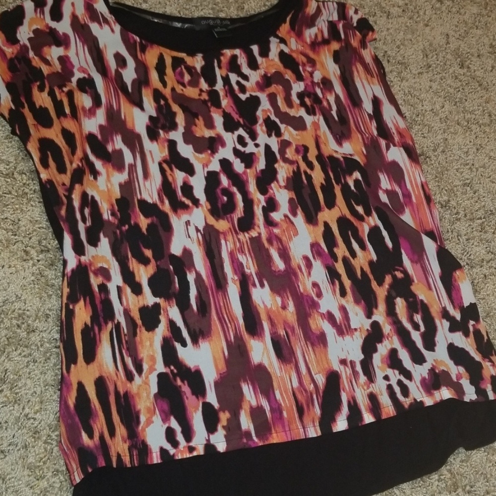 Animal print blouse